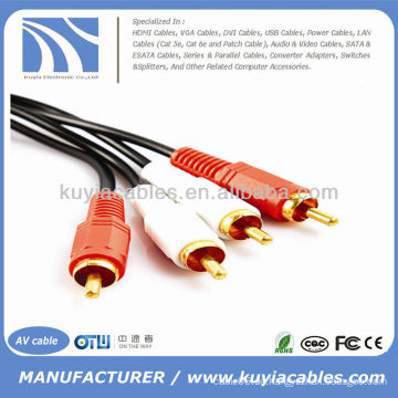 16FT 2RCA bis 2RCA Dual Stereo AV Kabel Audio Video Kabel Kabel 5m